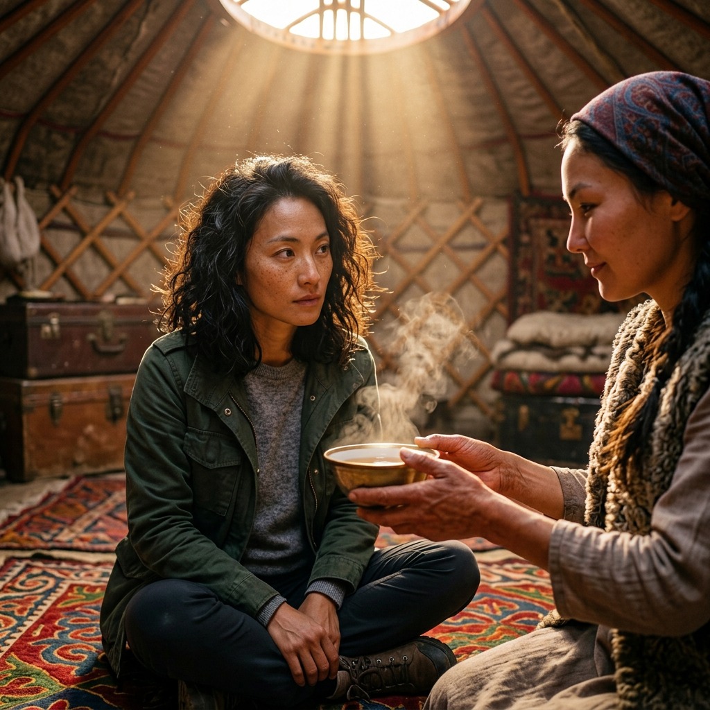 Szene: chapter 3 arrival at the yurt