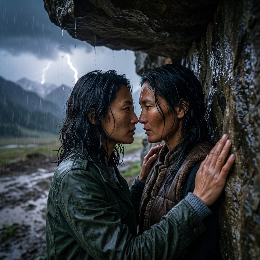 Szene: chapter 11 thunderstorm kiss